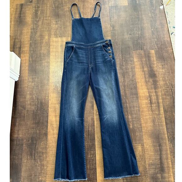 Mother The Swooner Weekender Flared Overalls Size 28 - Picture 2 of 12